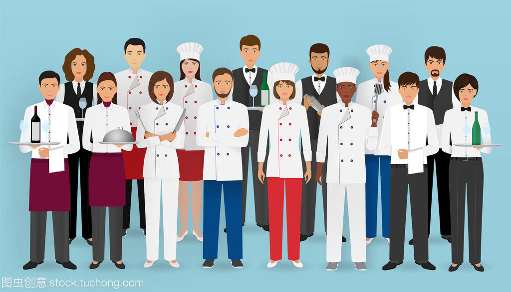 穿制服的餐廳團隊 構(gòu)建專業(yè)與高效的服務(wù)體系